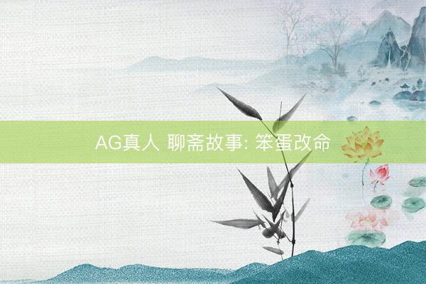 AG真人 聊斋故事: 笨蛋改命